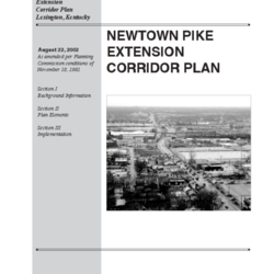 2002 Newtown Pike Extension Corridor Plan thumbnail icon